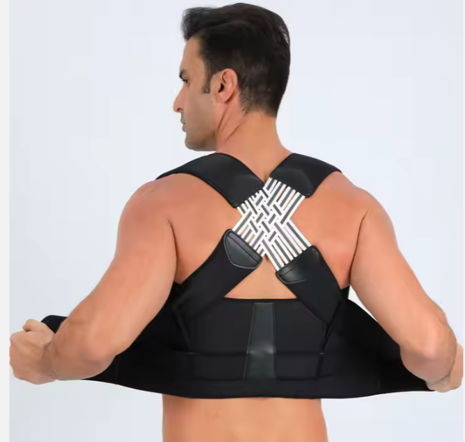 Correcteur de posture respirant à haute élasticité