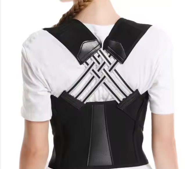 Correcteur de posture respirant à haute élasticité