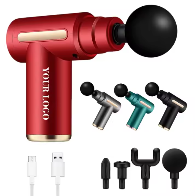 Pistolet de Massage Portable Sans Fil Rechargeable