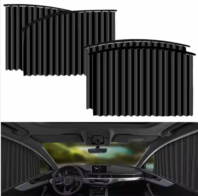 Pack de 4 Pare-soleil magnétique pour voiture