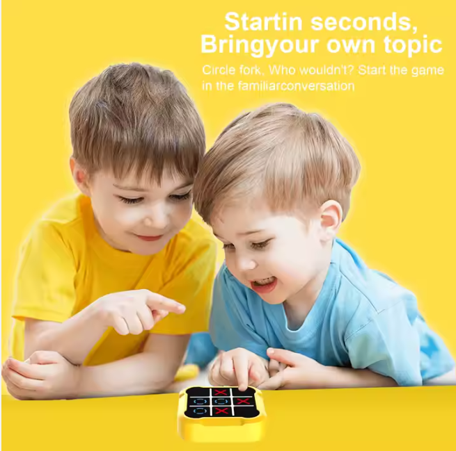 Jeu de morpion électronique, jouet puzzle pour enfants