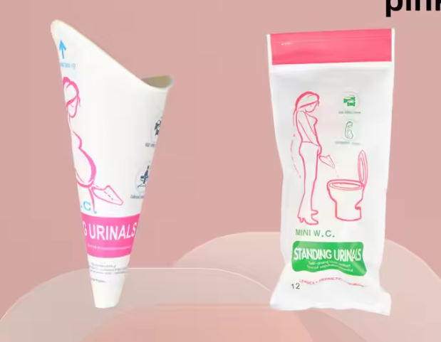 Pack de 20 de pièce de Dispositif de pipi en papier pour femmes