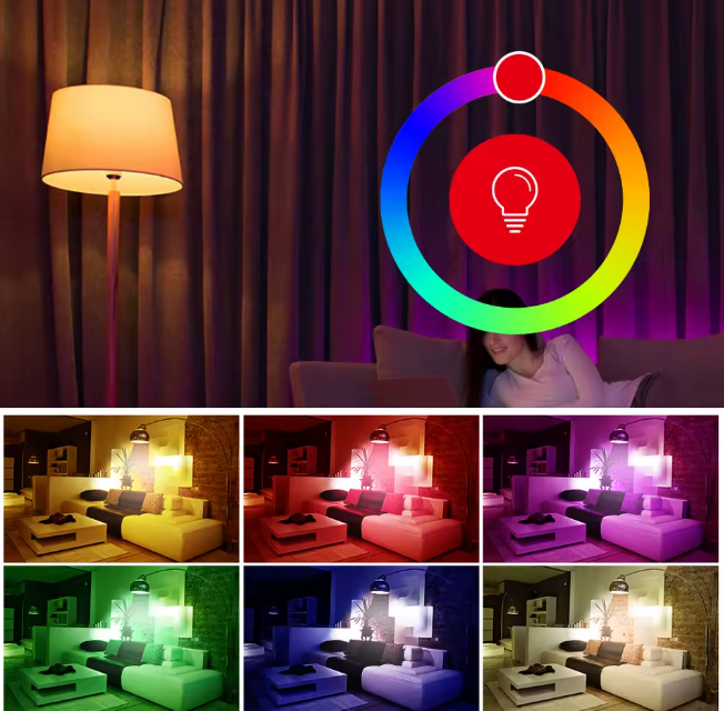 Ampoule Led intelligente Wifi, ampoule temporisée à distance