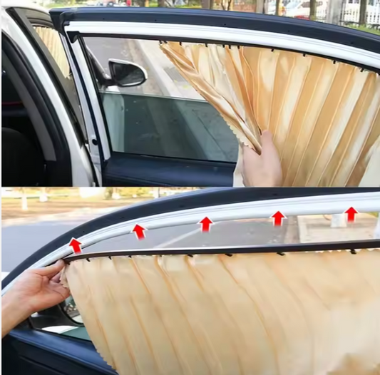 Pack de 4 Pare-soleil magnétique pour voiture