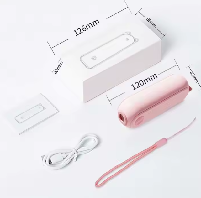 Ventilateur portatif électrique pliable et rechargeable par USB, batterie externe 2000 mAh