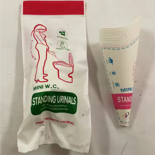 Pack de 20 de pièce de Dispositif de pipi en papier pour femmes