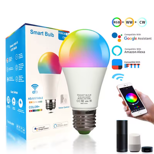 Ampoule Led intelligente Wifi, ampoule temporisée à distance