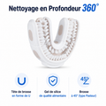 🦷 Kit Complet de Brosse à Dents Électrique 360° en U – Nettoyage Intelligent pour Toute la Famille
