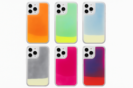 Étui de sable liquide lumineux, Coque de téléphone liquide paillettes de sable mouvant