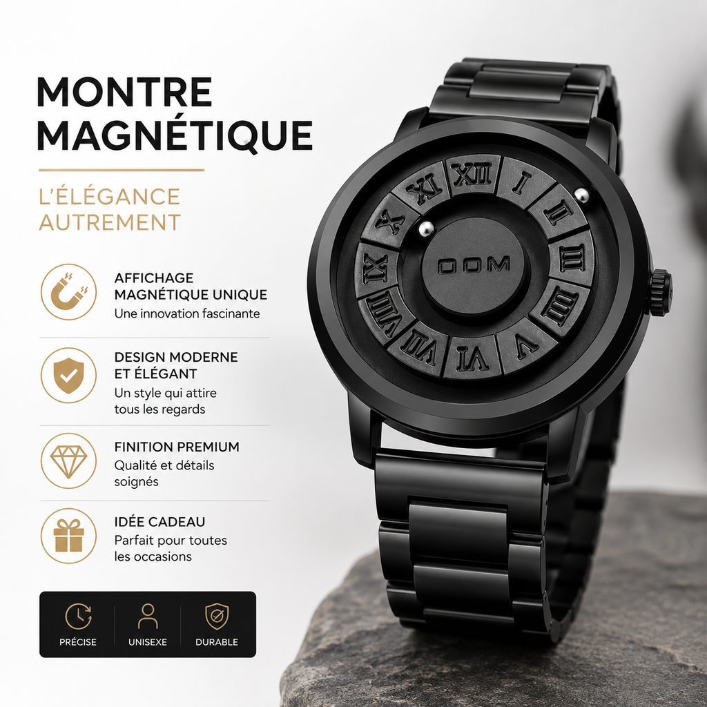 Montre Magnétique Élégante – L'innovation au service de votre style