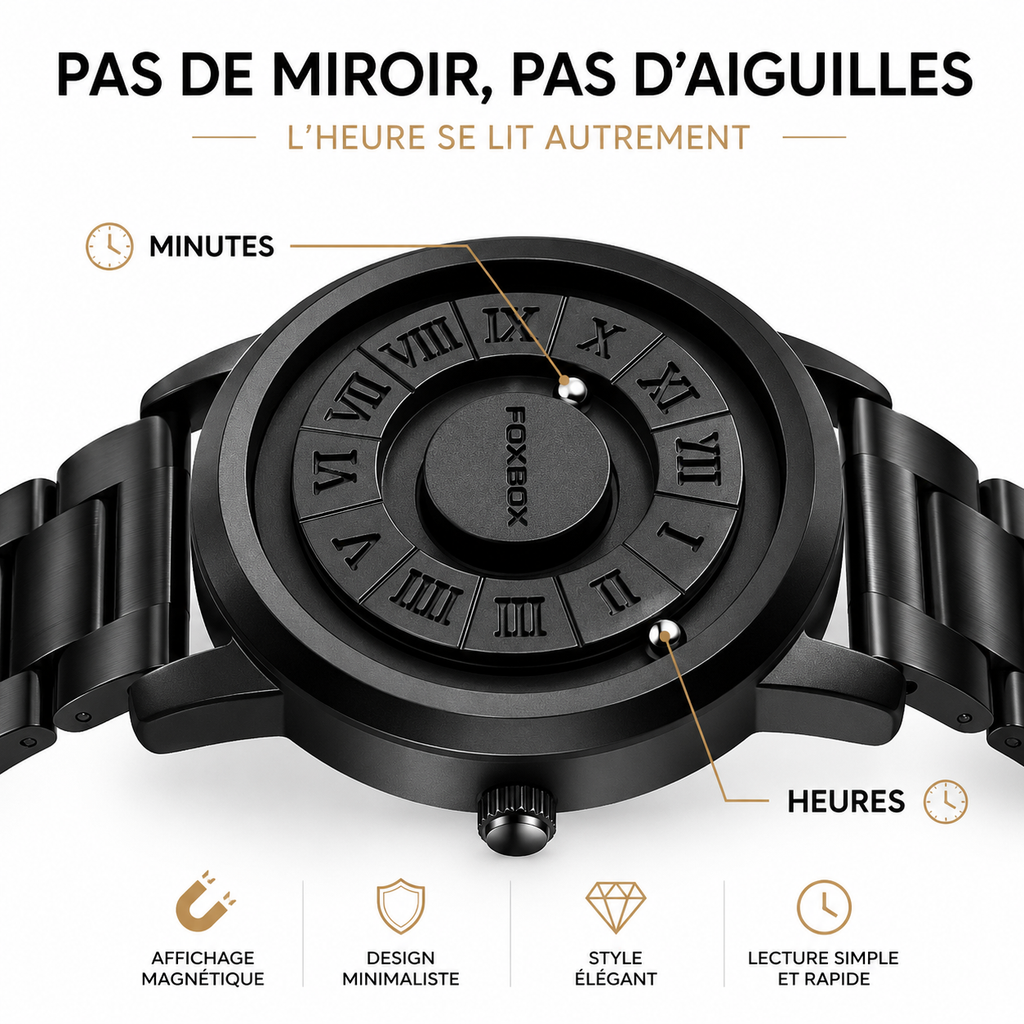 Montre Magnétique Élégante – L'innovation au service de votre style