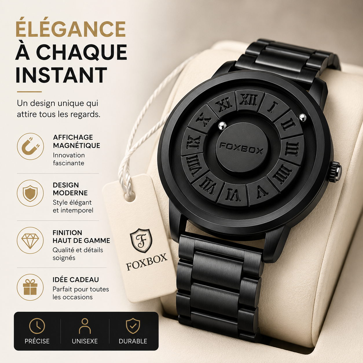 Montre Magnétique Élégante – L'innovation au service de votre style
