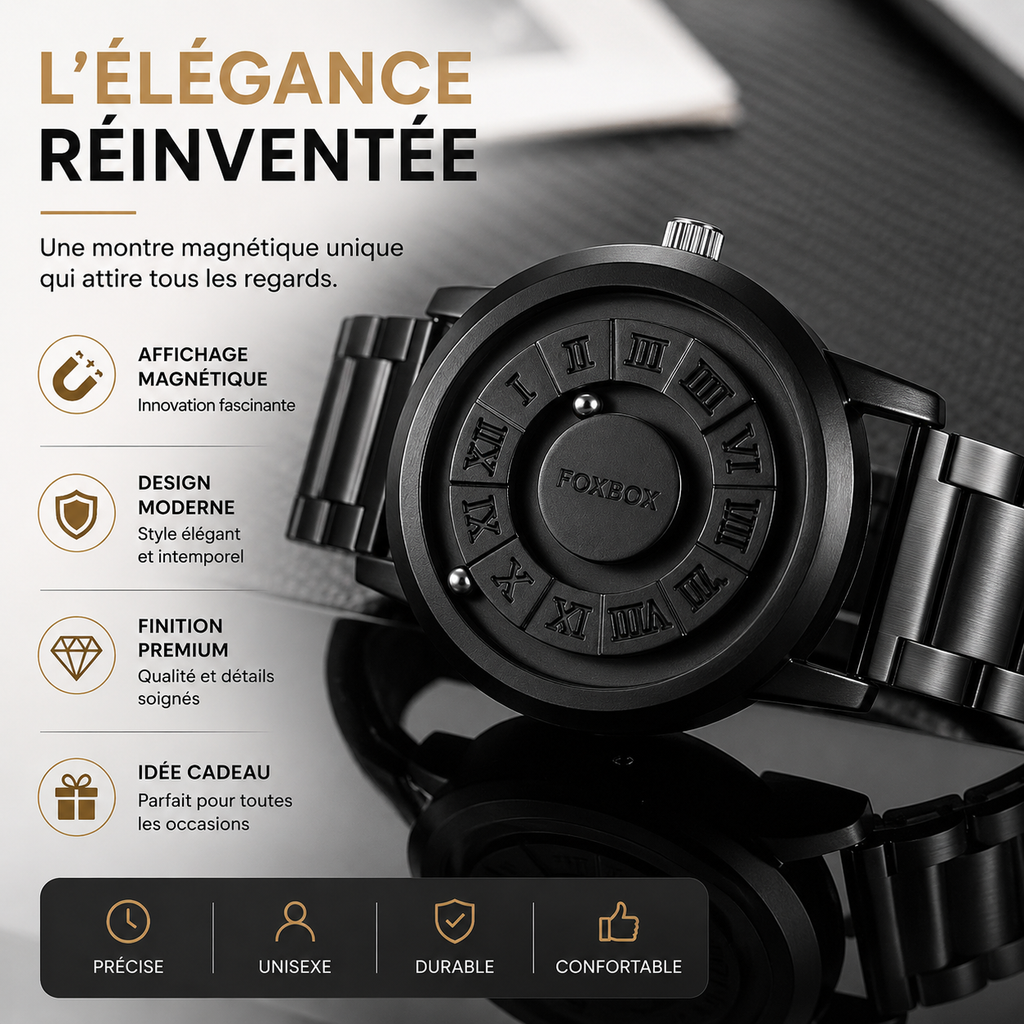 Montre Magnétique Élégante – L'innovation au service de votre style