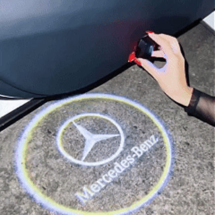 Projecteur Sans Fil à Logo LED pour Porte de Voiture pour les 4 côtés