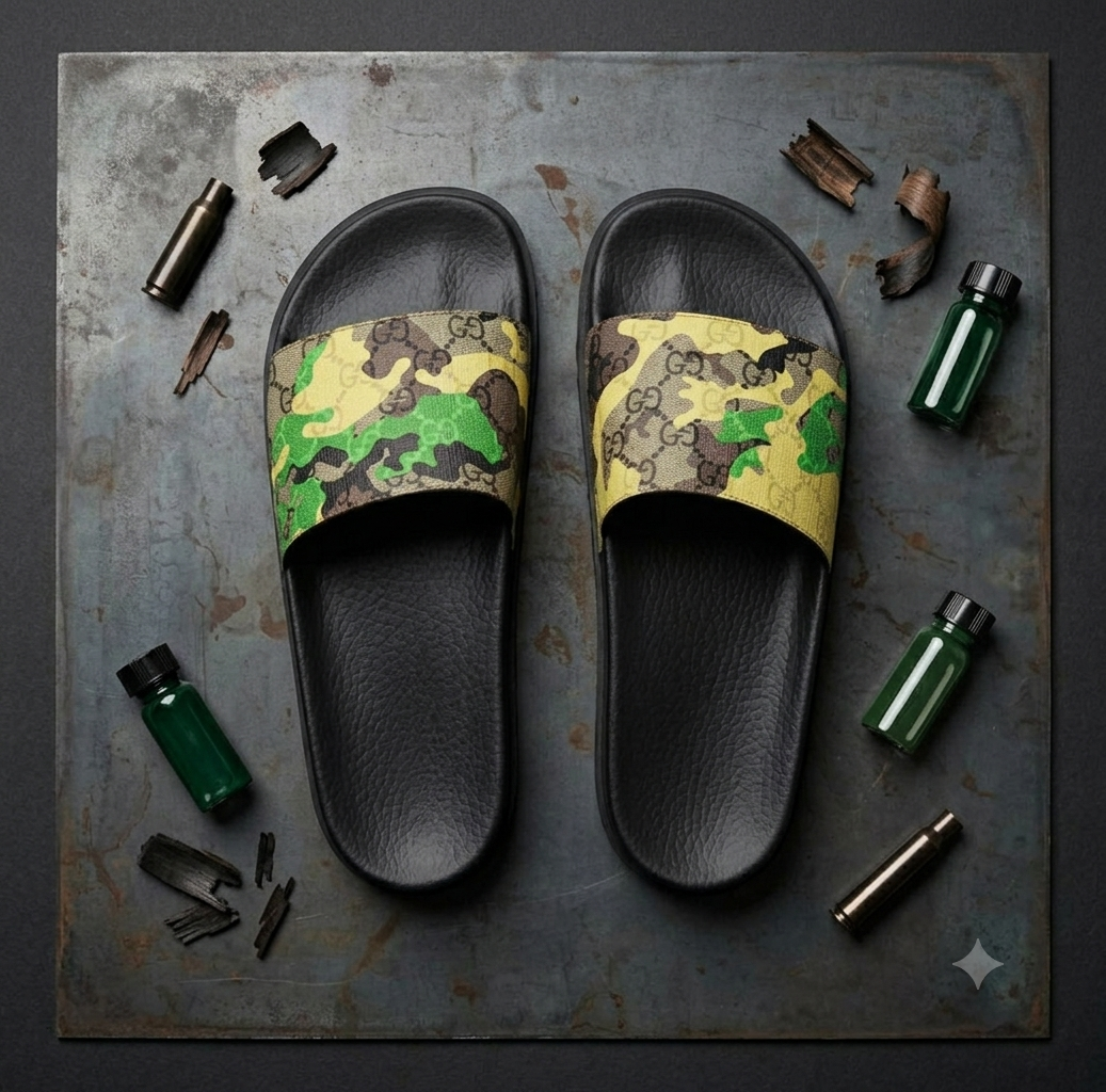 Claquettes Premium Camouflage UrbanFlex™ Homme