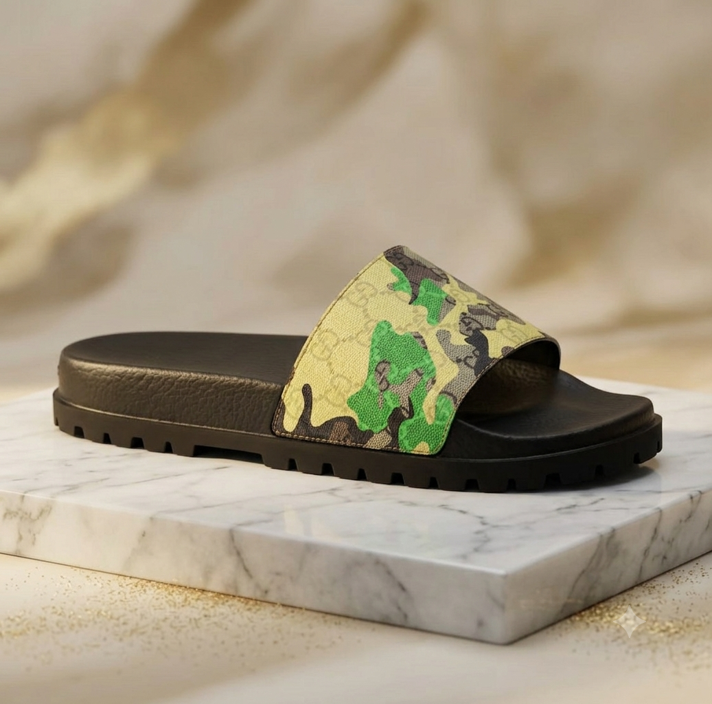 Claquettes Premium Camouflage UrbanFlex™ Homme