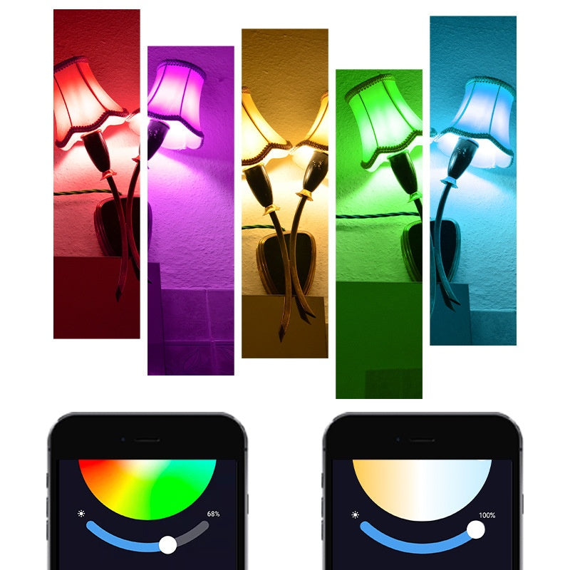 💡 Ampoule LED Intelligente Wi-Fi – Contrôle à Distance par Application &amp; Commande Vocale