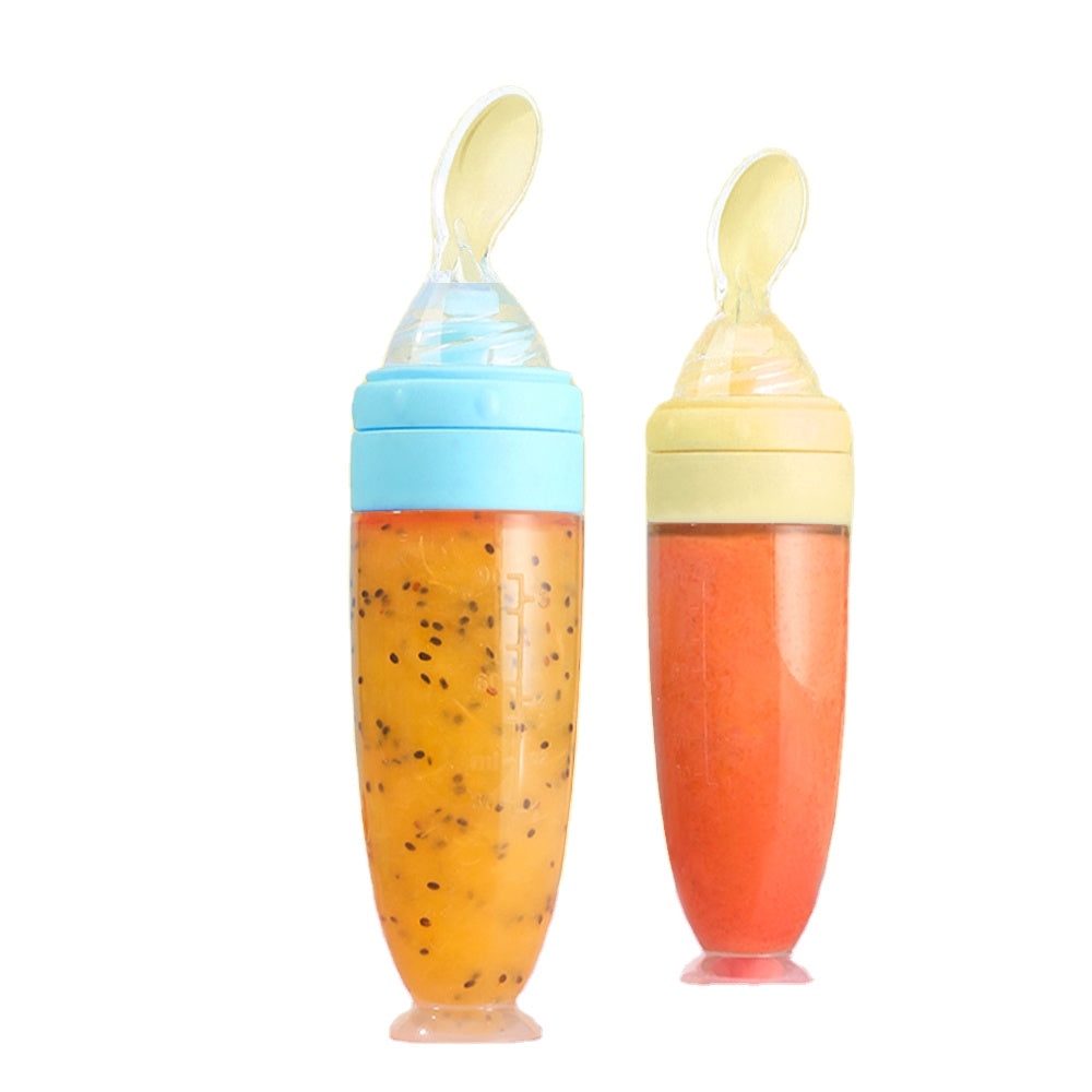 🍼 Biberon-Cuillère en Silicone – Des Repas Plus Simples Pour Bébé et Plus Pratiques Pour Vous