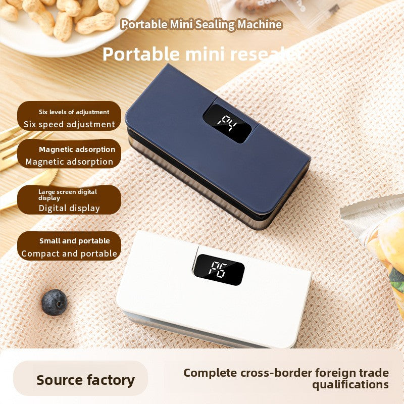 Mini-Scelleuse Thermique Rechargeable pour Sacs Alimentaires