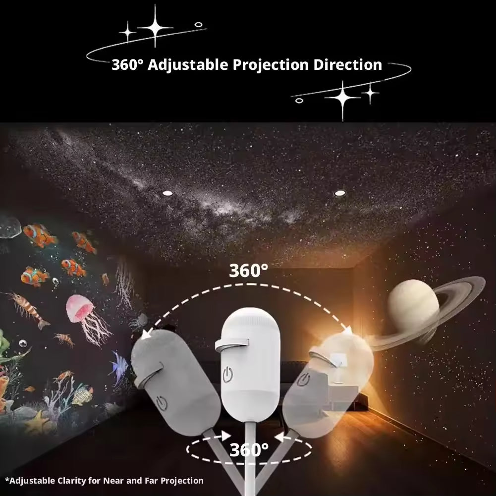 🌌 Lampe Projecteur Galaxie LED USB