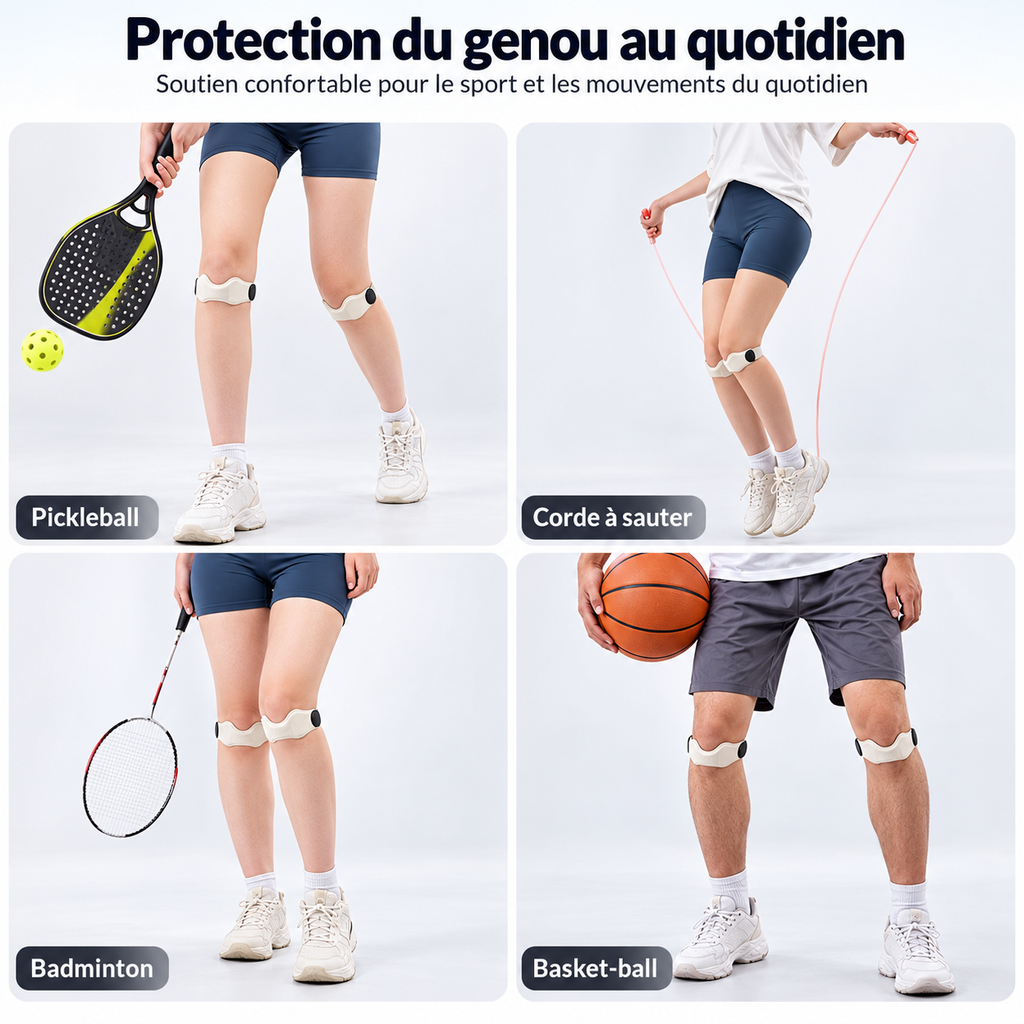 Genouillère Rotulienne Réglable – Soutien du Genou & Confort Articulaire